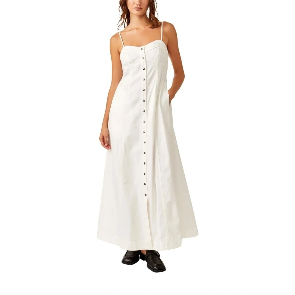 FREE PEOPLE Just Jill Maxi Dress size XS - Picture 3 of 17